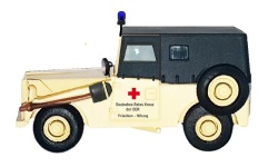 NPE Modellbau NA88776 - TT IFA P3 DRK der DDR mit Einsteckfenster